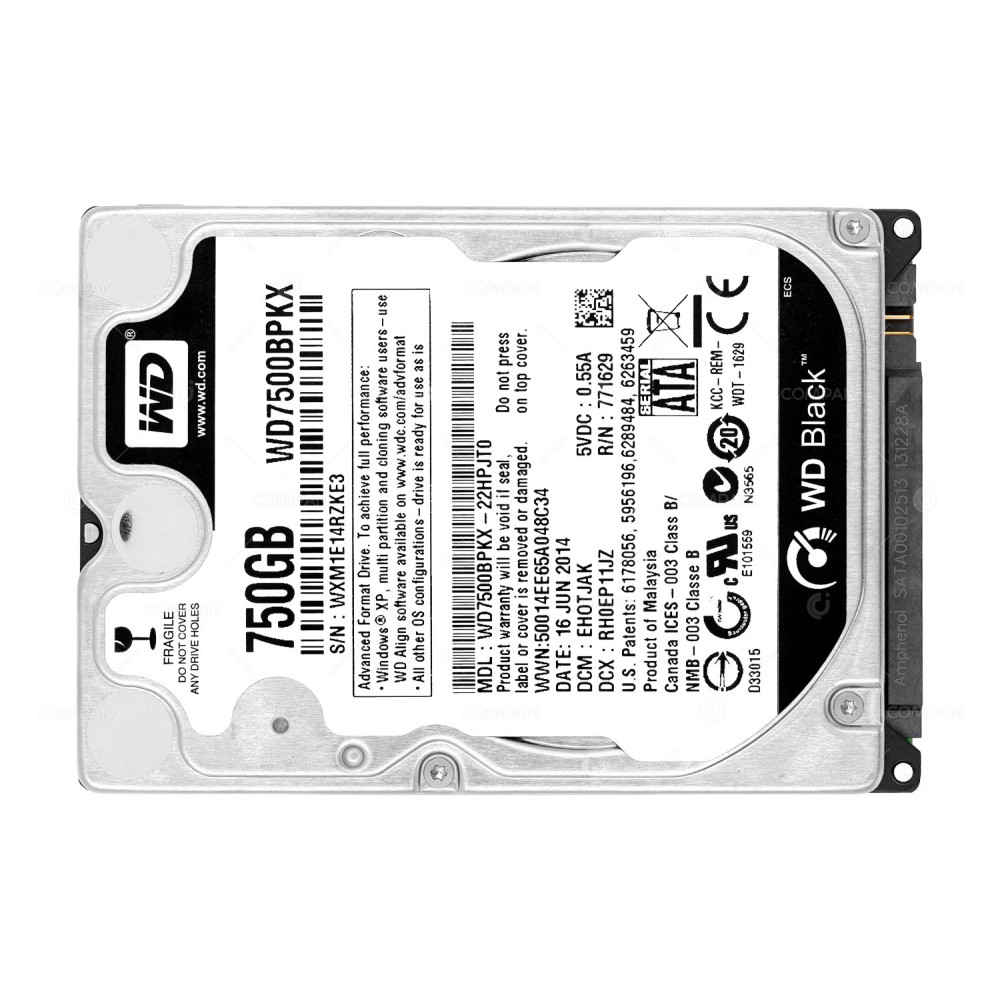 WD7500BPKX  WD HDD 750GB 7.2K SATA 6G 2.5" SFF